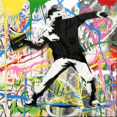 Banksy Thrower (3) by Mr. Brainwash