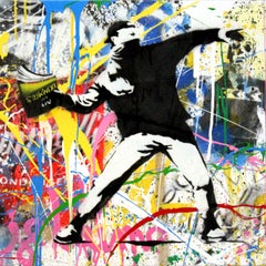 Banksy Thrower (6) by Mr. Brainwash