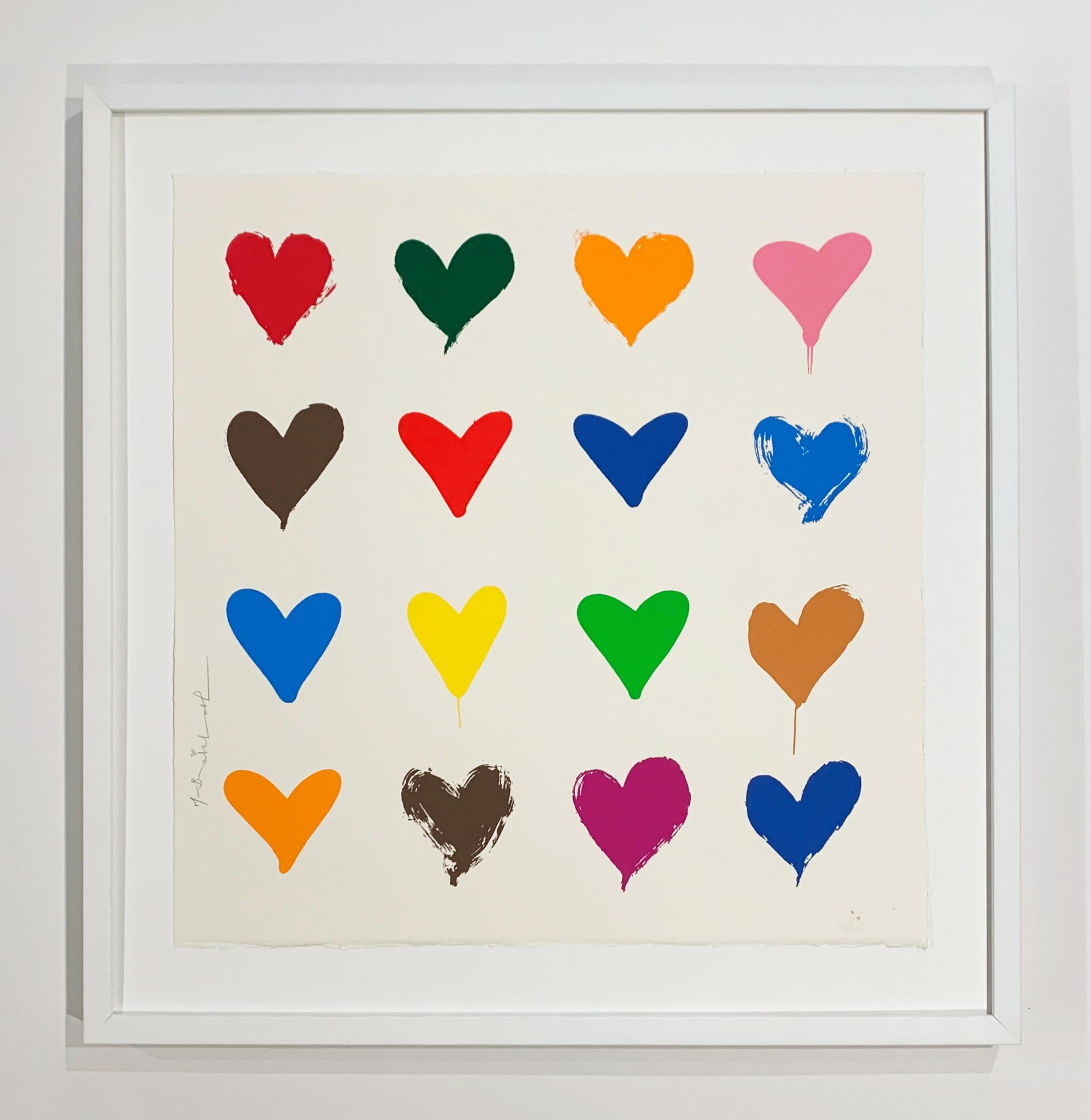 All You Need is He(Art) - Print by Mr Brainwash
