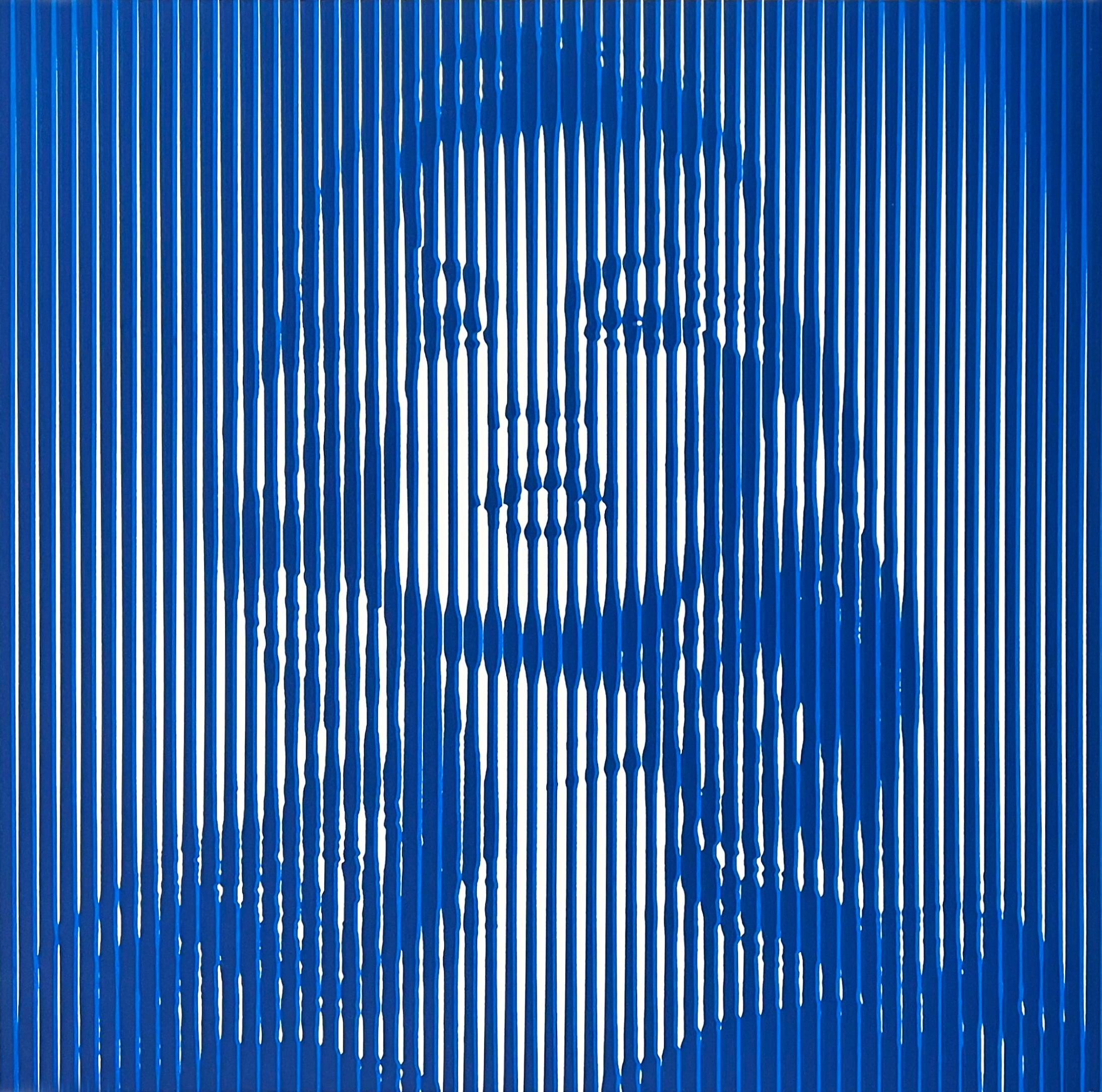 Mr Brainwash Print - Fame Moss (Blue on Blue)