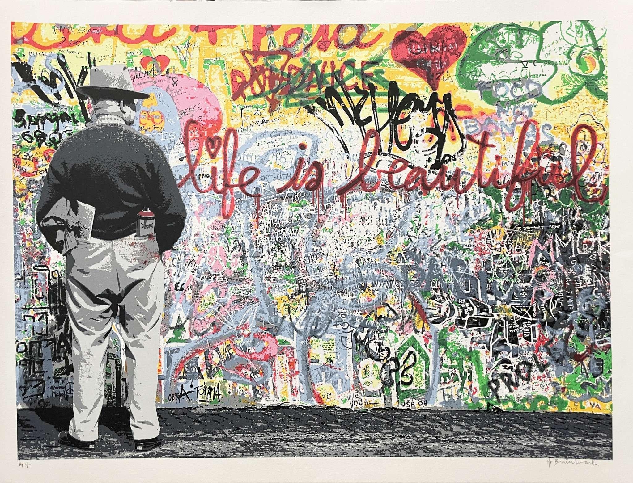 Life is Beautiful - Print by Mr Brainwash