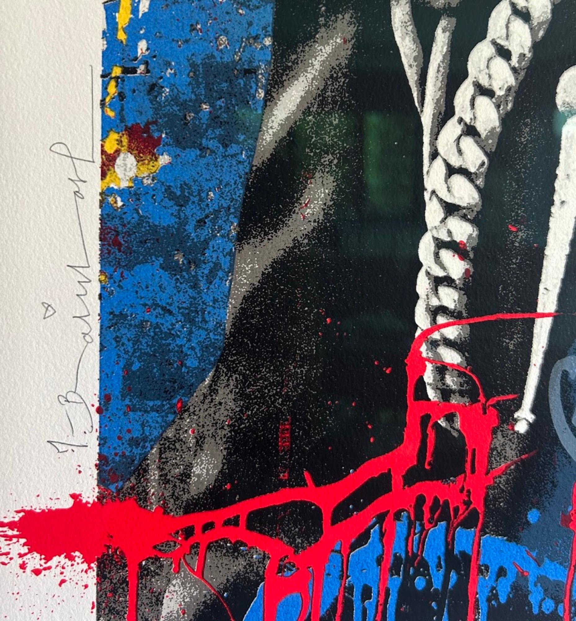 Long Live the King - Contemporary Print by Mr Brainwash