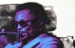 Mr Brainwash  Screen Print Miles Davis 2015