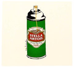 MR. BRAINWASH Stella Spray Print