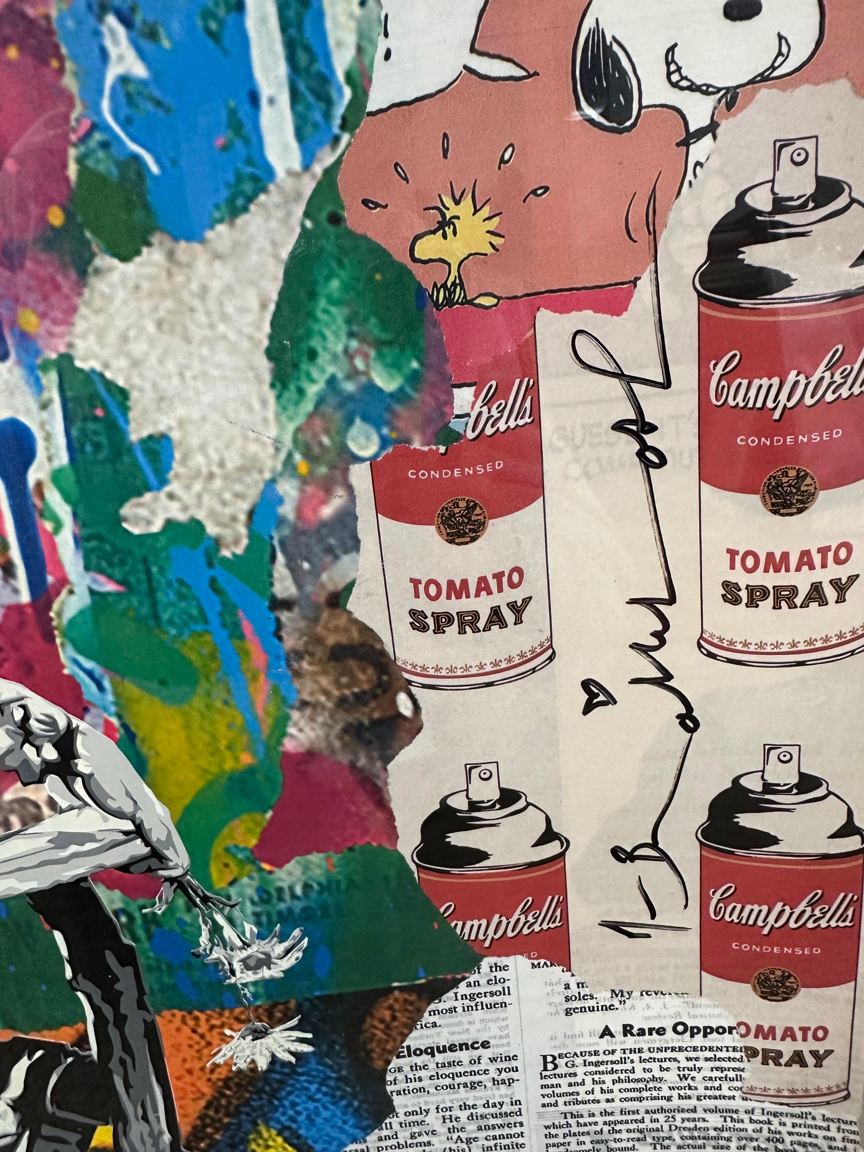 Mr Brainwash, Work Well Together, silkscreen on paper For Sale 1