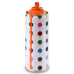 "Hirst Dots (Orange)" Limited Edition Hand Painted Spray Can