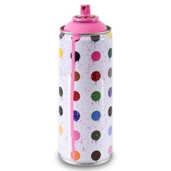 Used "Hirst Dots (Pink)" Limited Edition Hand Painted Spray Can