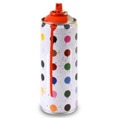 "Hirst Dots (Red)" Limited Edition Hand Painted Spray Can