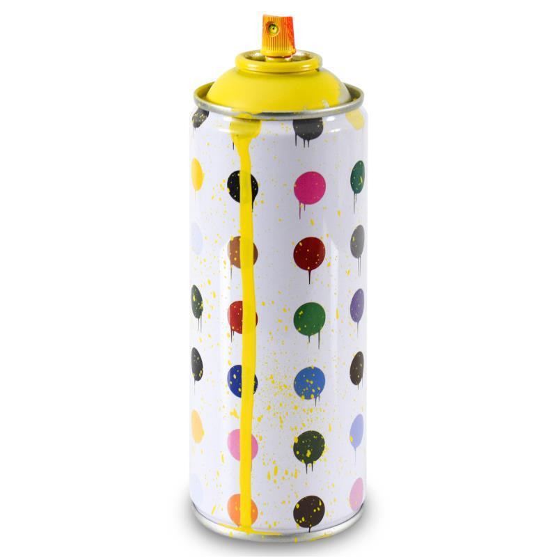 "Hirst Dots (Yellow)" Limited Edition Hand Painted Spray Can