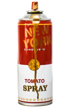 MR. BRAINWASH New York Spray Can (Gold Hand Finished)