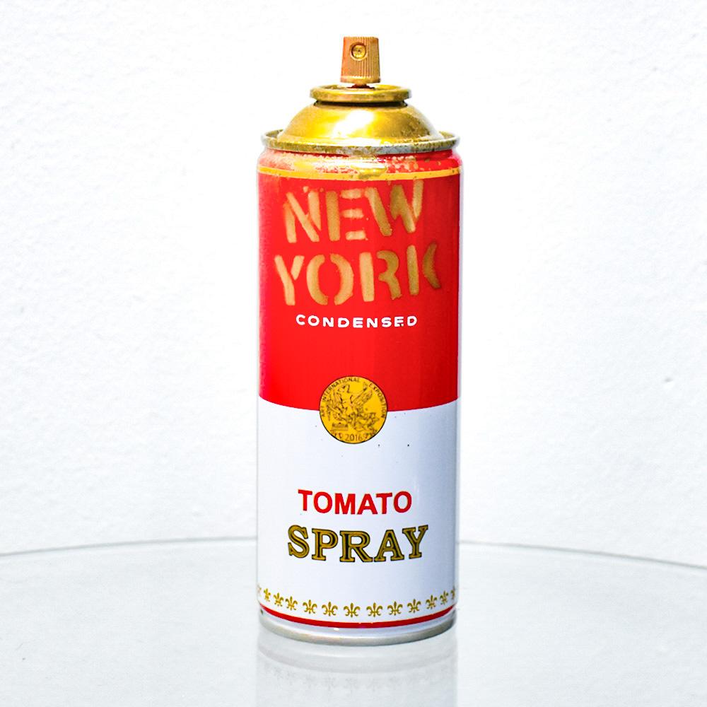Can di New York (Oro rifinito a mano unico) - Sculpture di Mr Brainwash