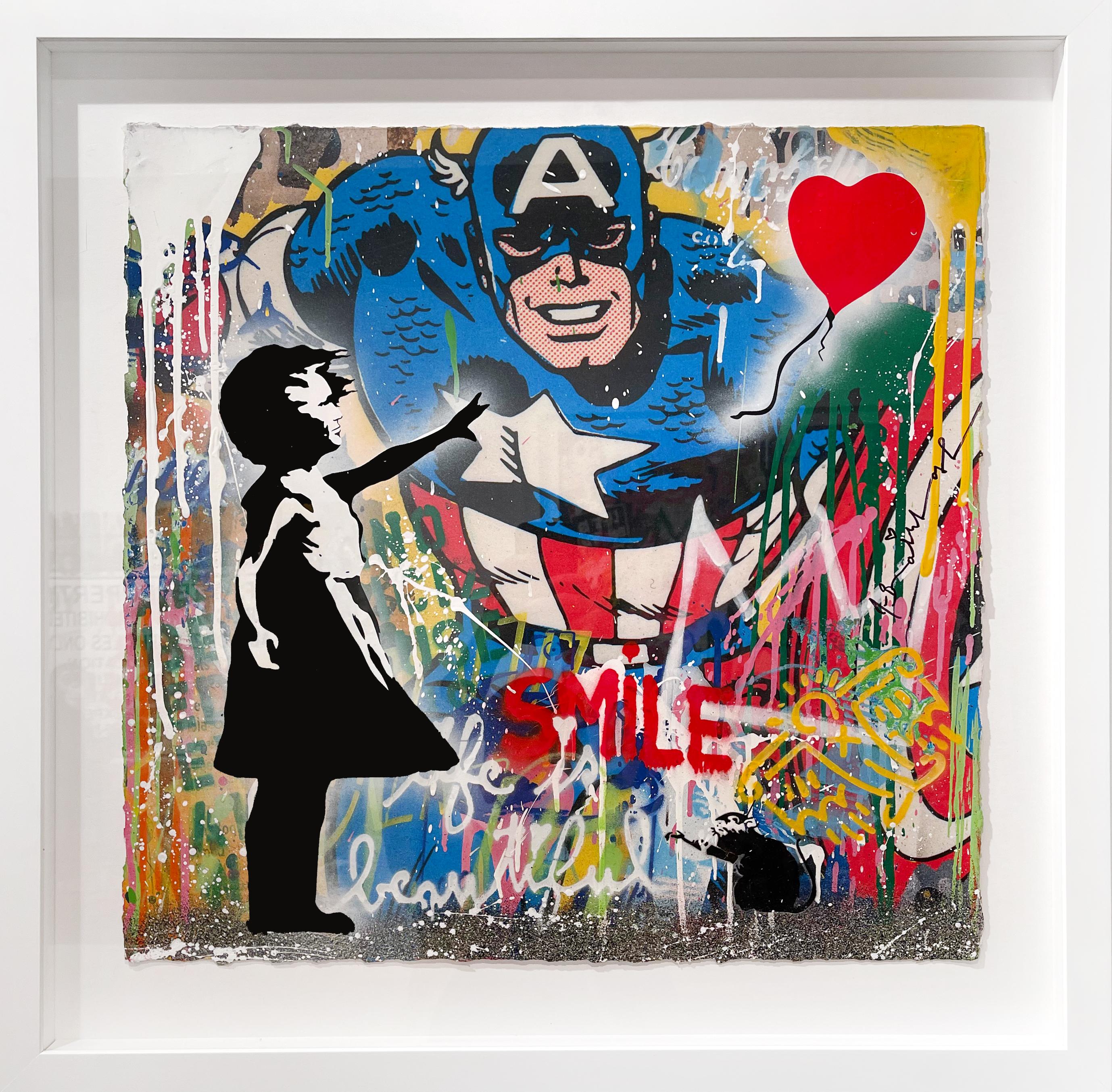 Balloon Girl - Mixed Media Art by Mr. Brainwash