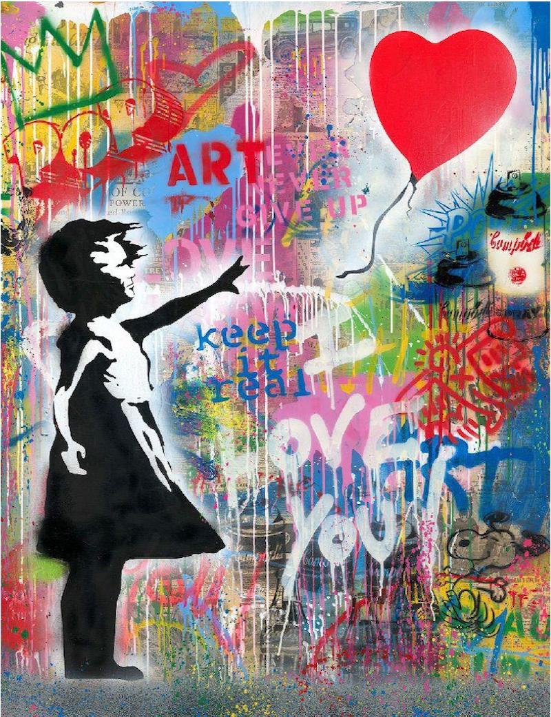 mr brainwash balloon girl