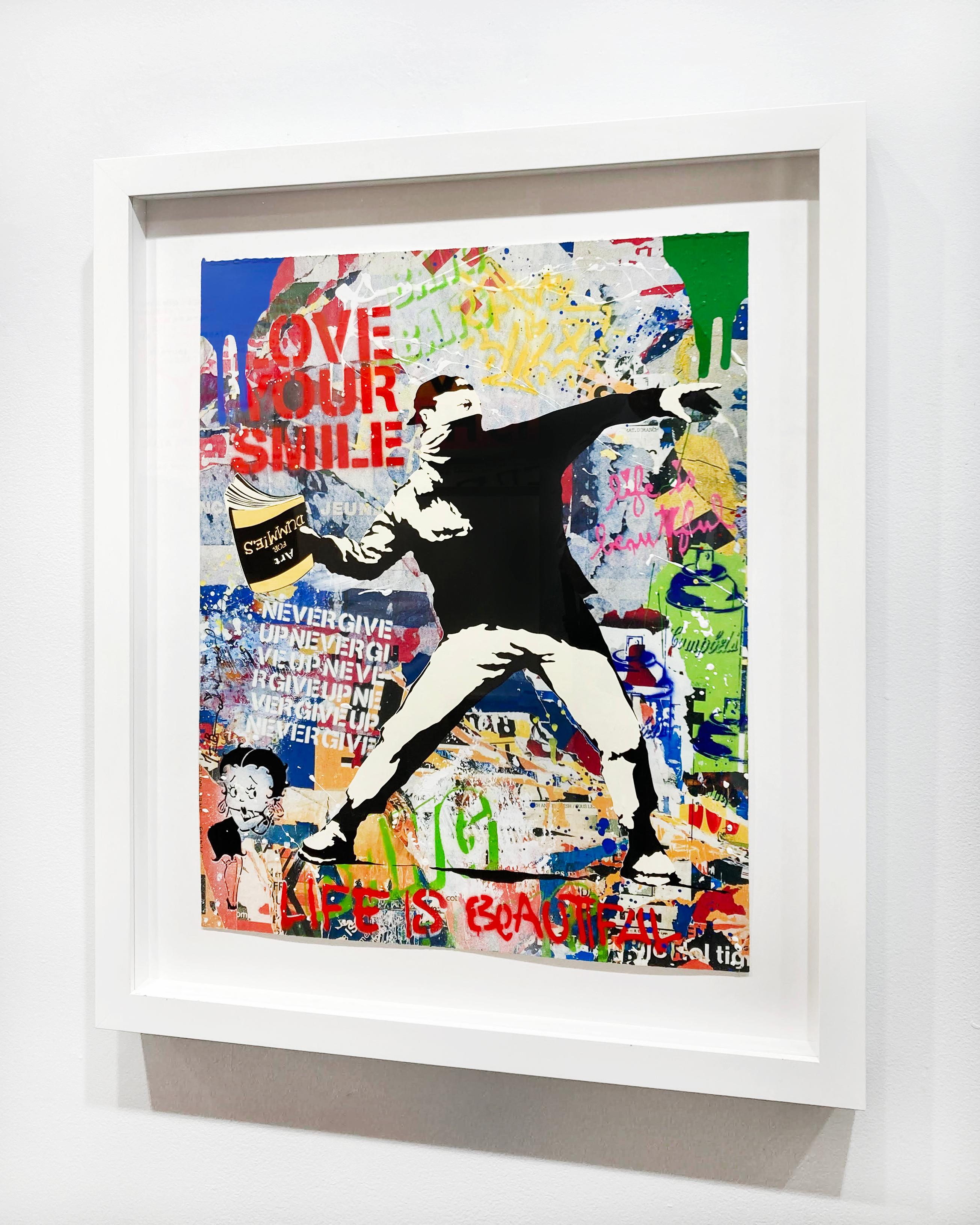 Banksy Thrower - Street Art Print by Mr. Brainwash