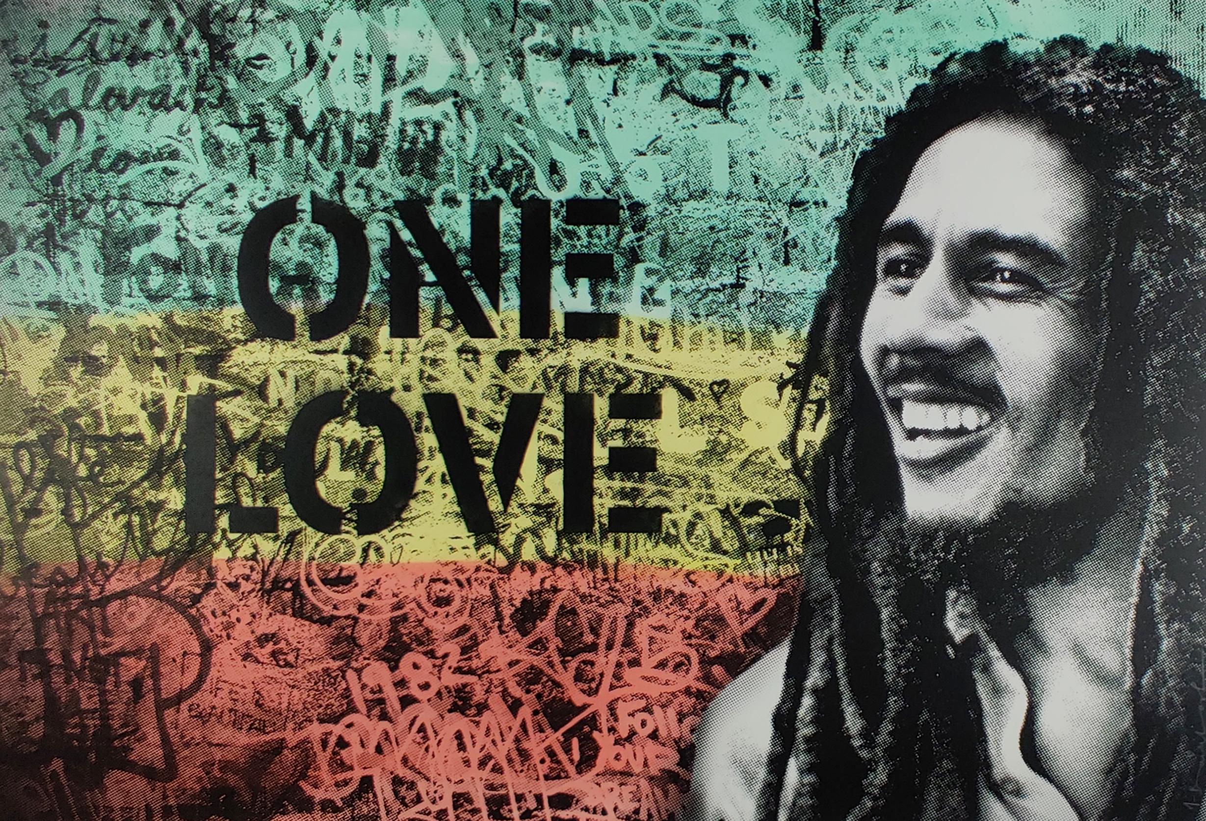 Bob Marley, Happy Birthday, Mr. Brainwash from One Love Release, Large Format