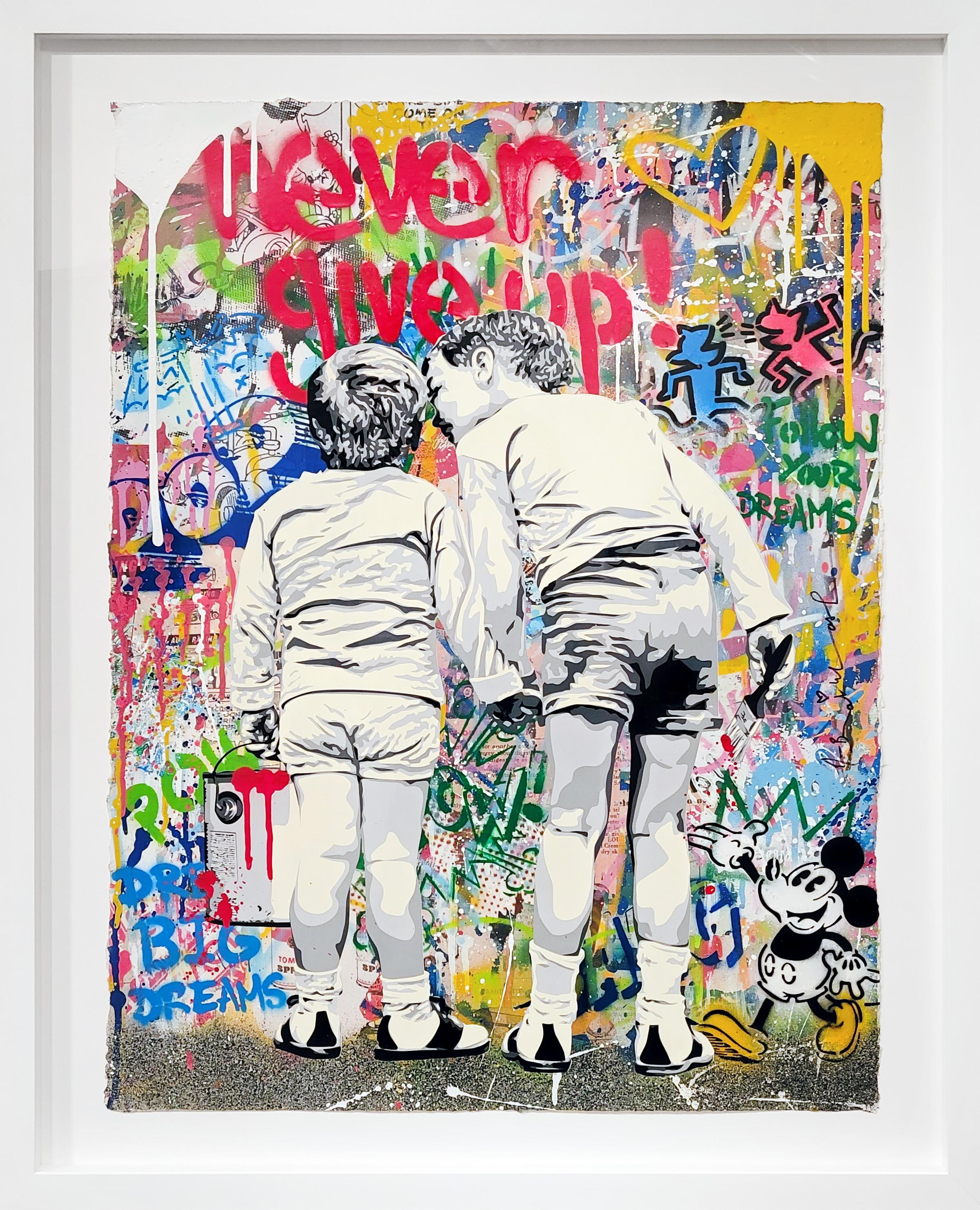 Brother's Advice - Mixed Media Art by Mr. Brainwash