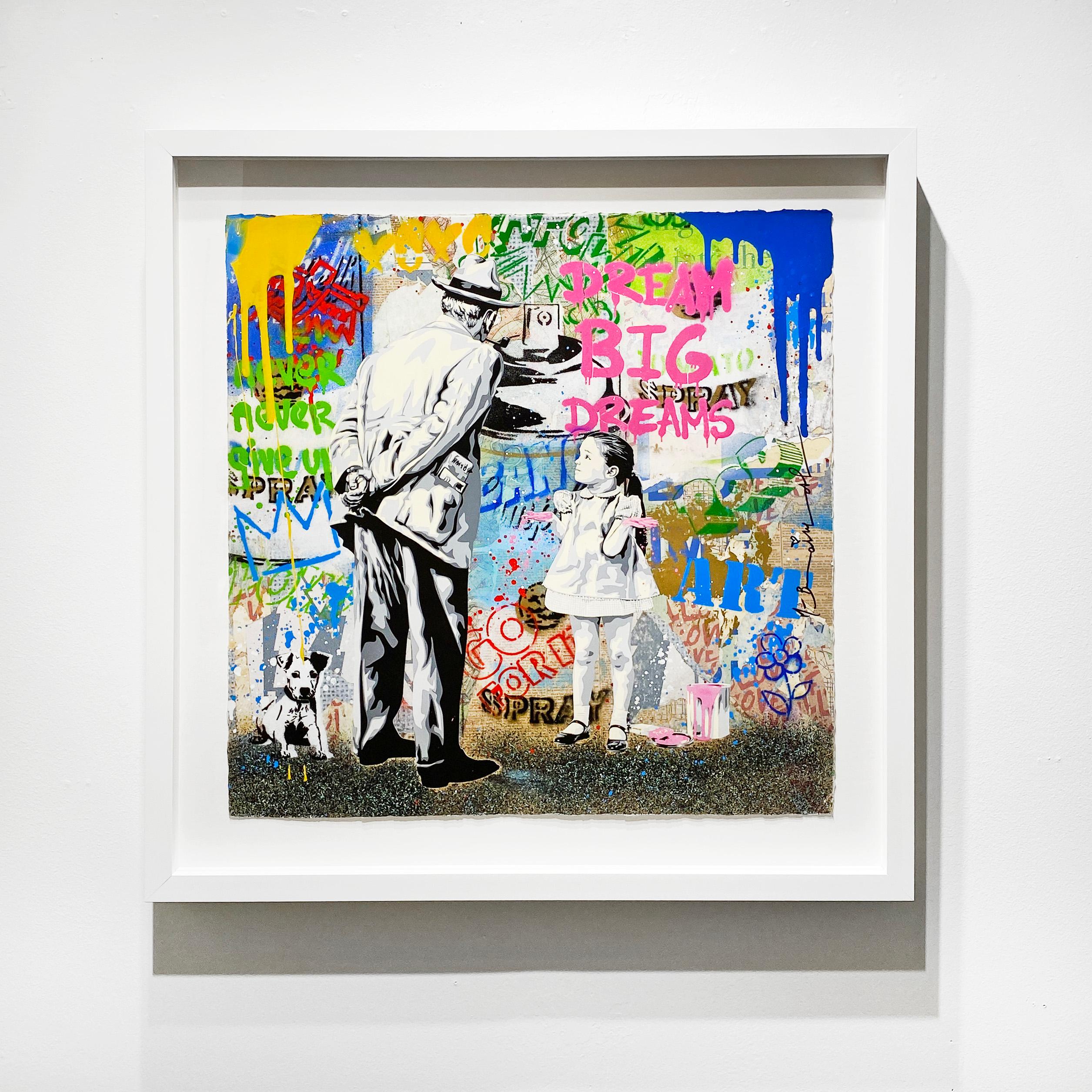 Caught Red Handed - Street Art Mixed Media Art by Mr. Brainwash
