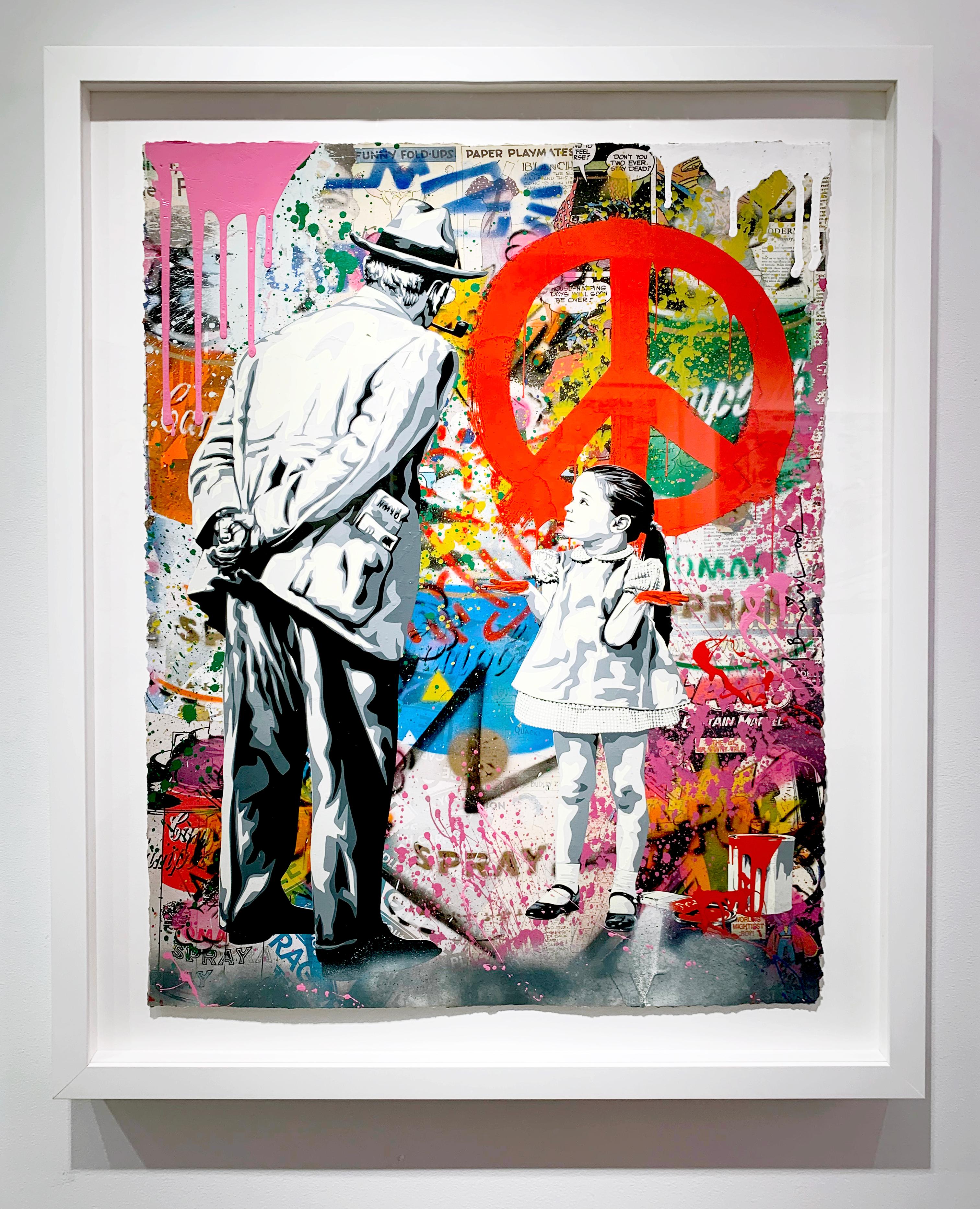 Caught Red Handed - Street Art Mixed Media Art by Mr. Brainwash