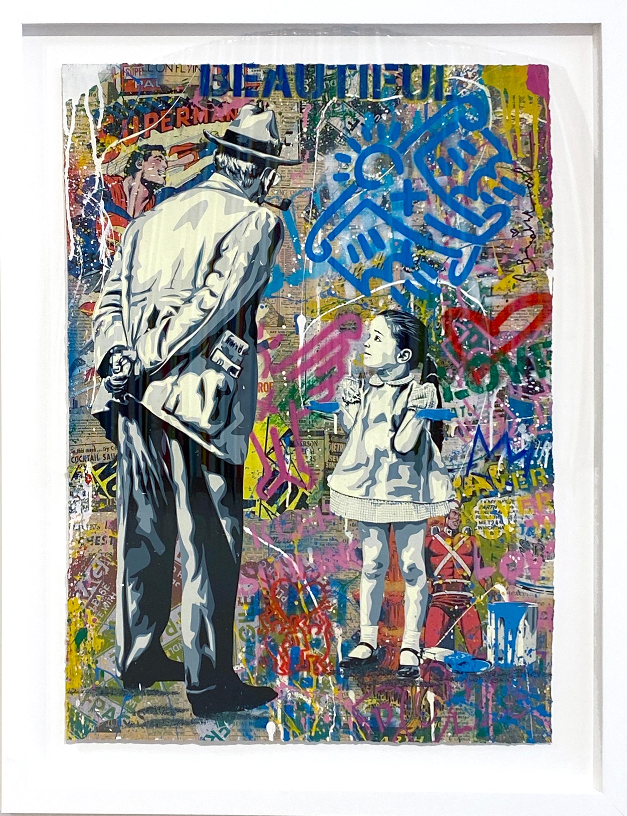 Caught Red Handed - Mixed Media Art by Mr. Brainwash