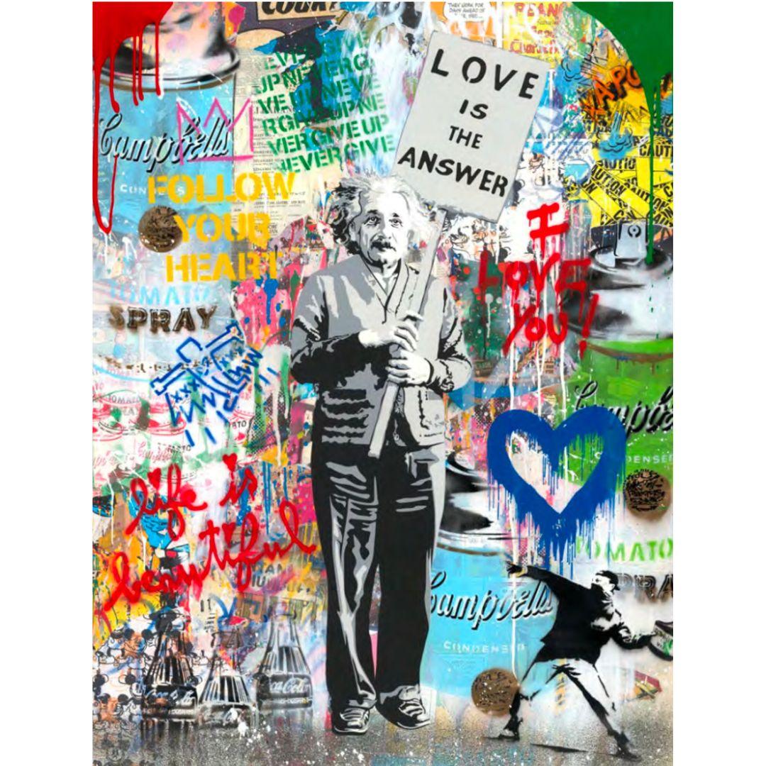 Einstein, 2023,  Mr. Brainwash 1