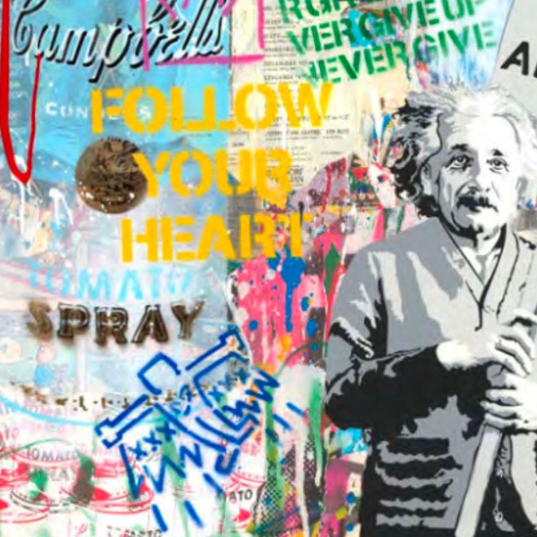Einstein, 2023,  Mr. Brainwash 3