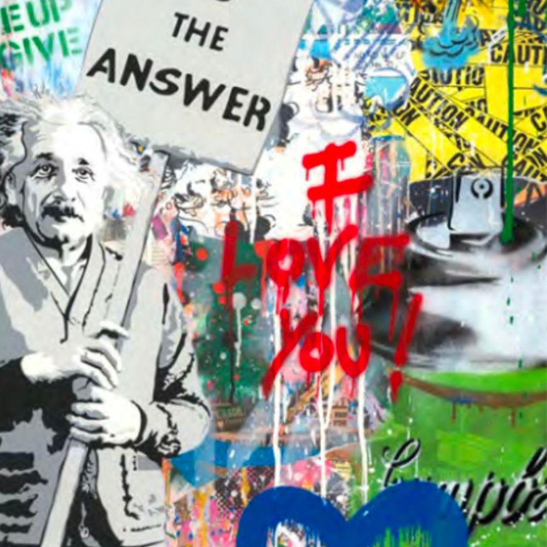 Einstein, 2023,  Mr. Brainwash 6