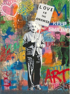 Einstein by Mr. Brainwash