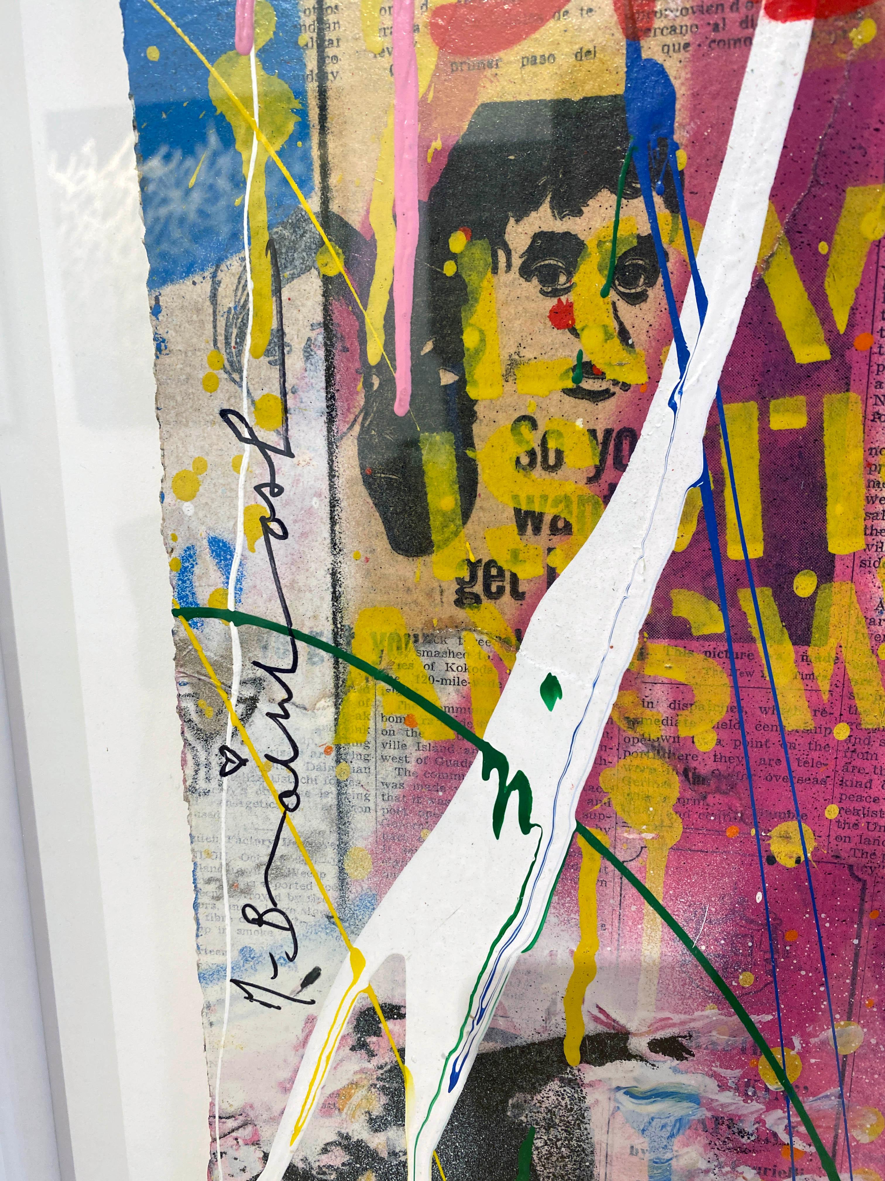 Artist:  Brainwash, Mr.
Title:  Everday Life
Date:  2020
Medium:  Silkscreen, mixed media on paper
Unframed Dimensions:  22