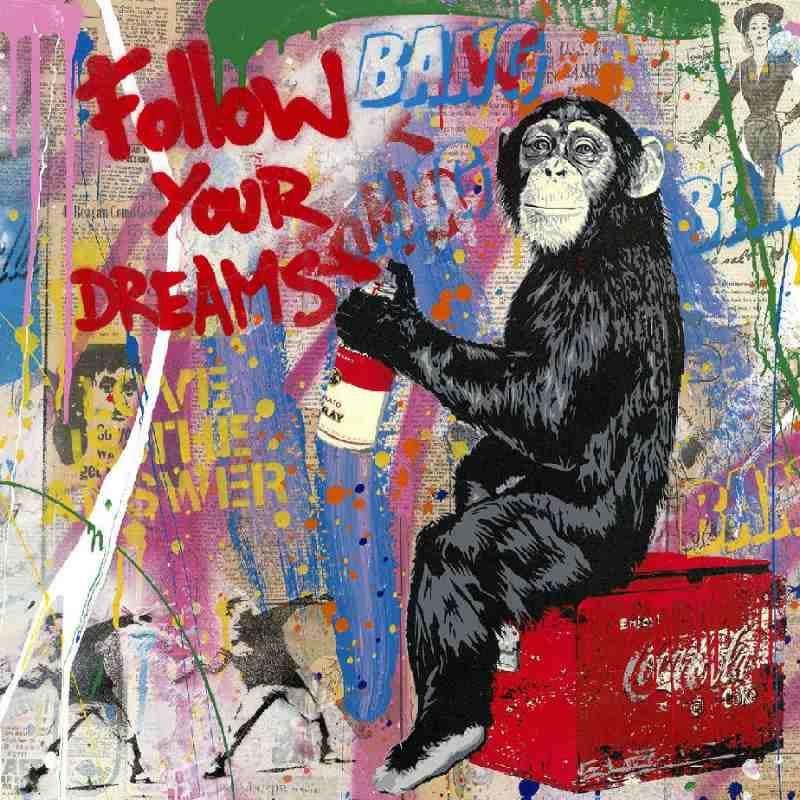 Everday Life - Mixed Media Art by Mr. Brainwash