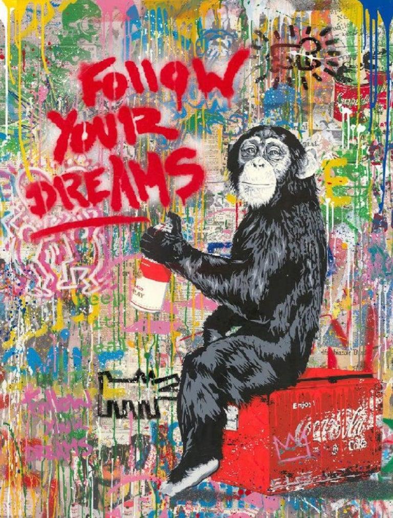 Mr. Brainwash, the pseudonym for Thierry Guetta, is an internationally-known Pop Artist and videographer whose street art and Contemporary pieces are highly valued by collectors. Mr. Brainwash utilizes famous artistic and historic images, including