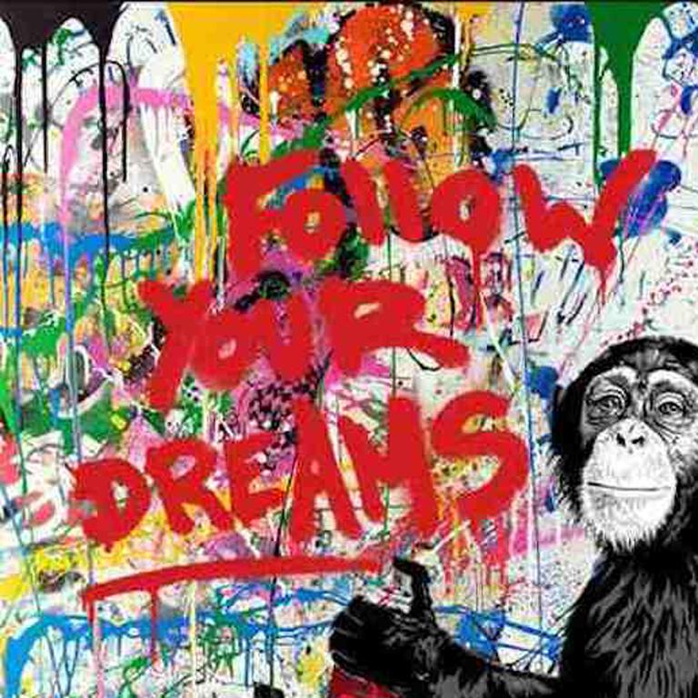 Artist:  Mr. Brainwash, 
Title:  Everyday Life
Date:  2016
Medium:  Acrylic and Mixed Media on Canvas
Unframed Dimensions:  64