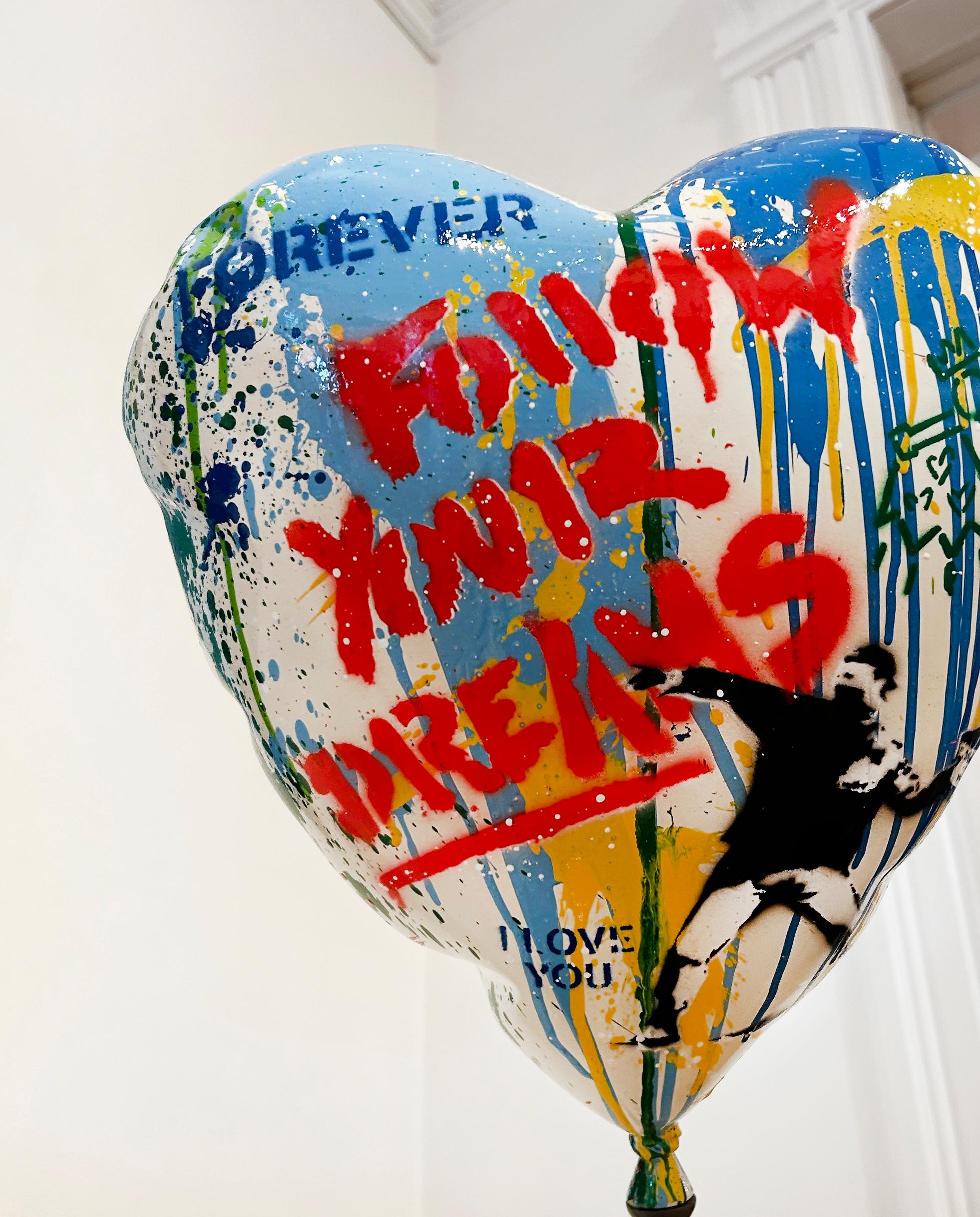 Flying Balloon Heart 1
