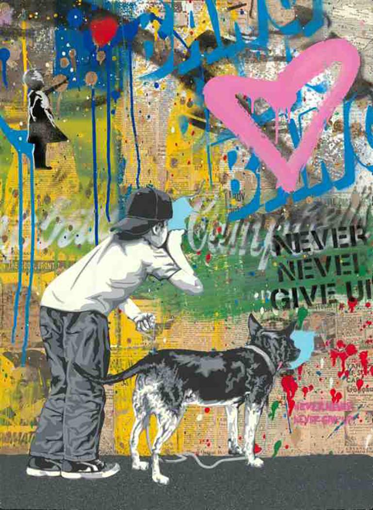 Imagine - Mixed Media Art by Mr. Brainwash