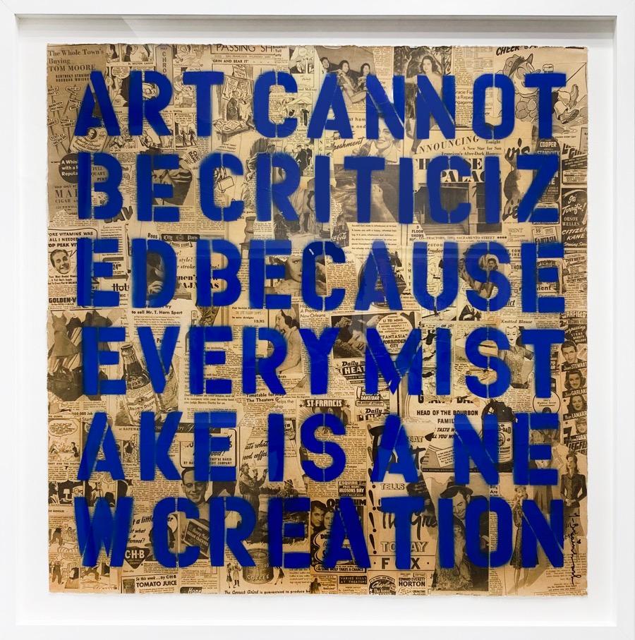 Keep Creating - Mixed Media Art by Mr. Brainwash