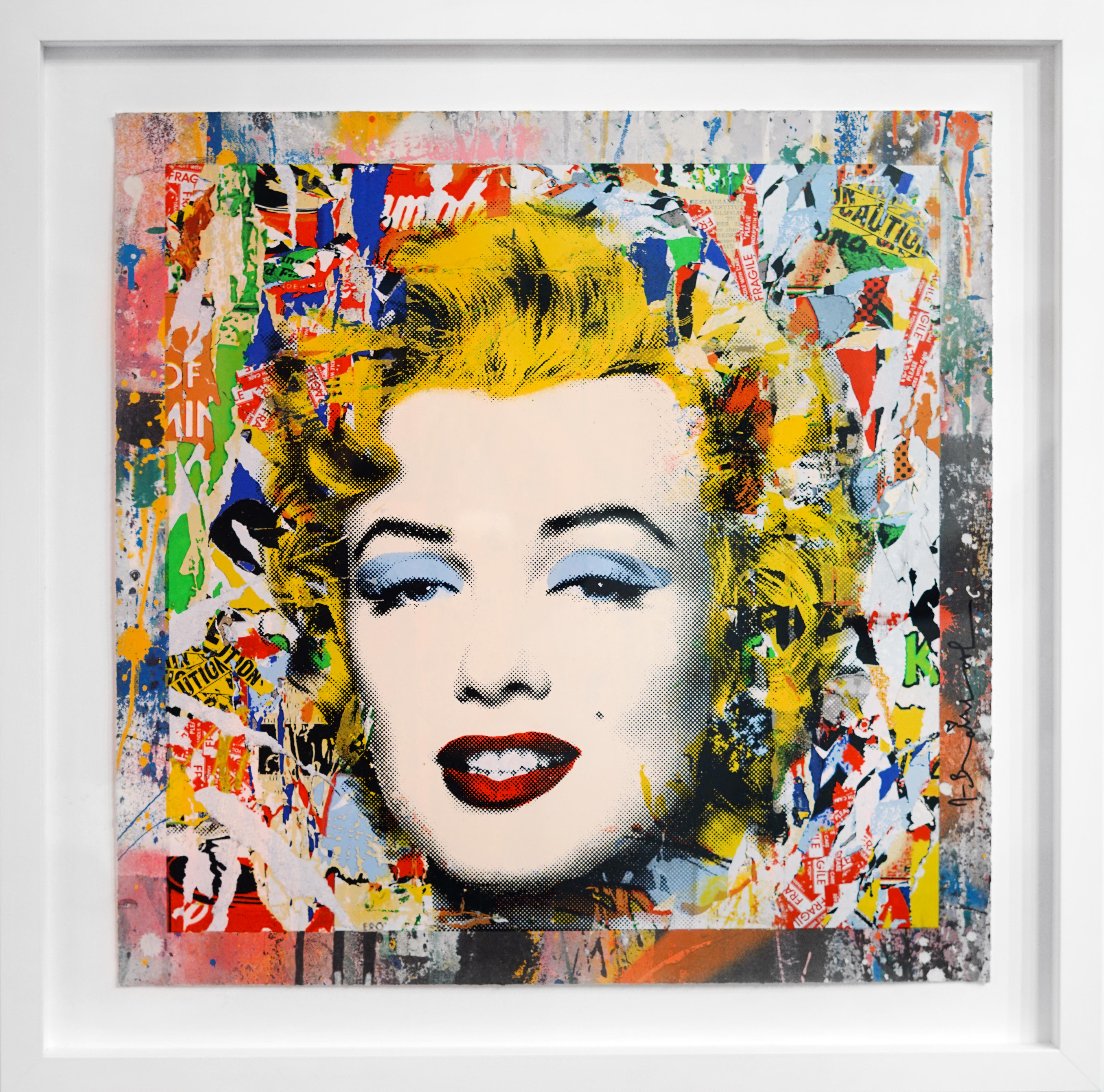 Monroe POPfolio - Collage - Mixed Media Art by Mr. Brainwash
