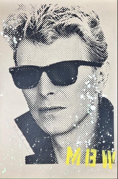 Mr. Brainwash ( 1966 ) – David Bowie – Dripping , stencil and screenprint