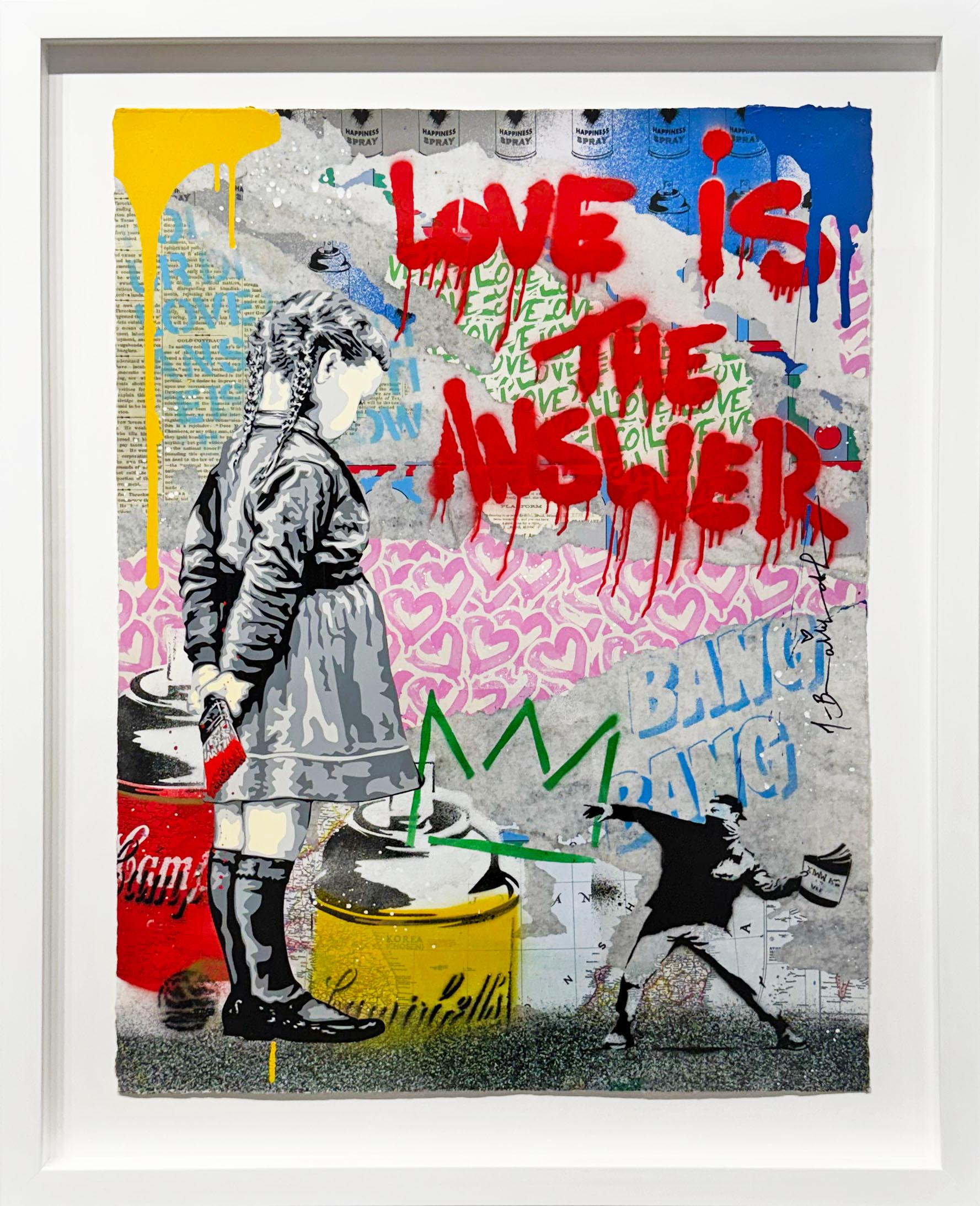 Mr. Brainwash "Artist Within" Technique mixte unique sur papier