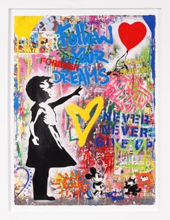 Mr. Brainwash, 'Balloon Girl, Follow Your Dreams'  (Unique), 2021