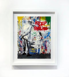 Mr. Brainwash "Auf frischer Tat ertappt" Einzigartige Mischtechnik auf Papier