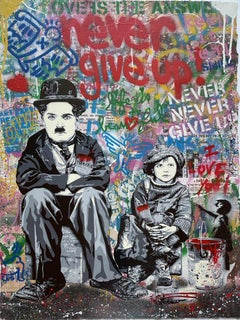 Mr. Brainwash "Day Dreaming " Original Mixed media on paper