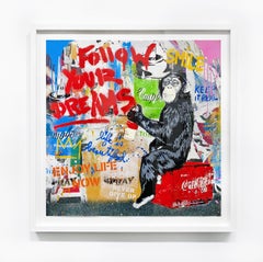 Mr. Brainwash "Vita quotidiana" Media mista unica su carta