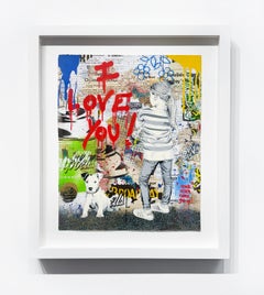 Mr Brainwash "Express Yourself" Einzigartige Mischtechnik auf Papier