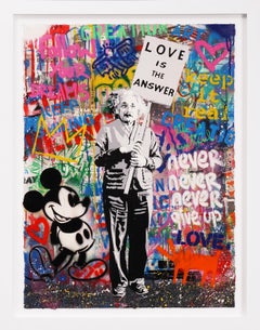 Mr. Brainwash, 'Love Is The Answer' (Unique Painting), 2020