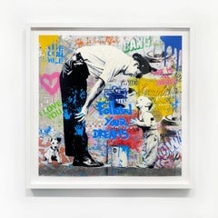 Mr. Brainwash "Non colpevole" Media mista unica su carta