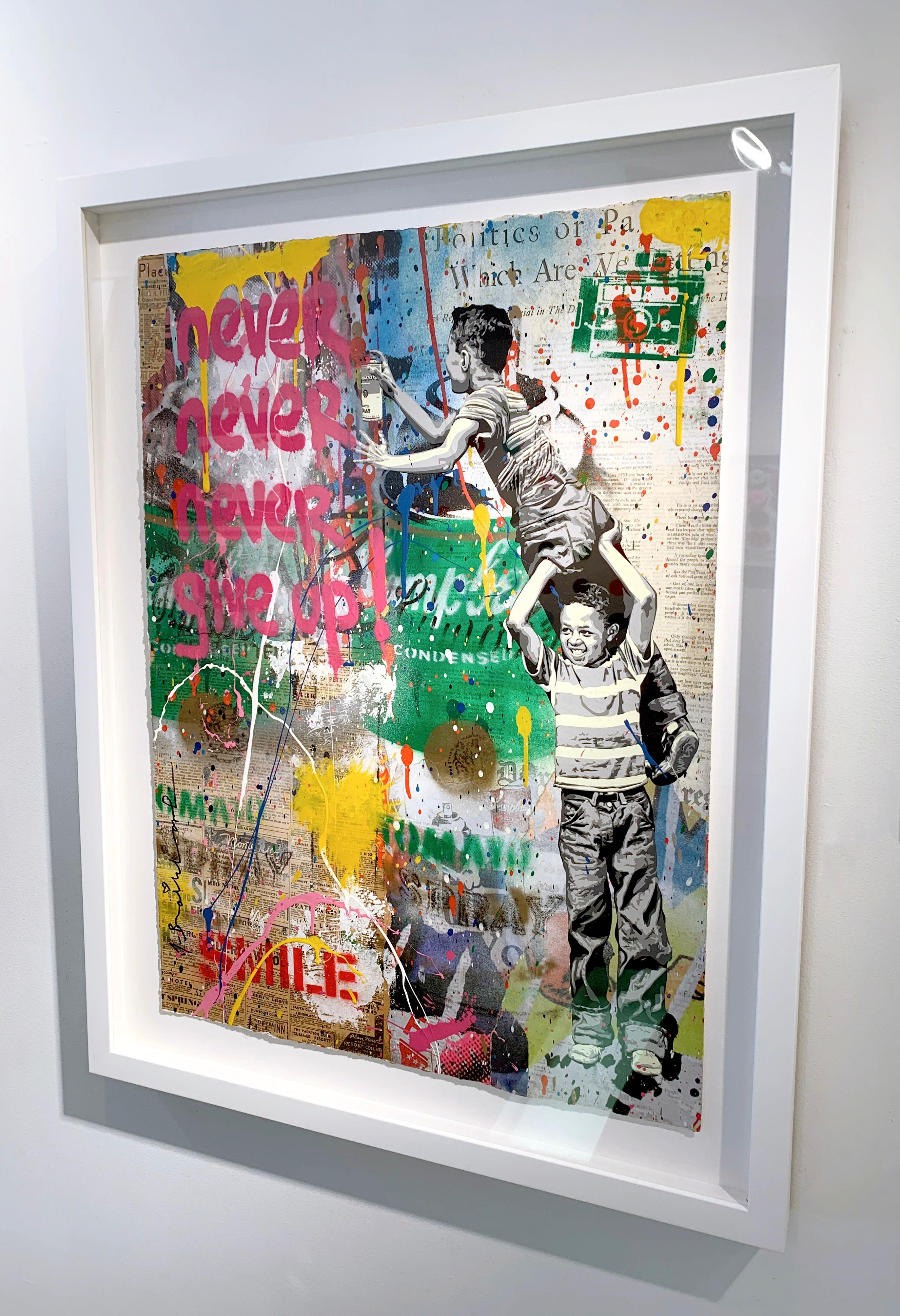 mr brainwash never never give up