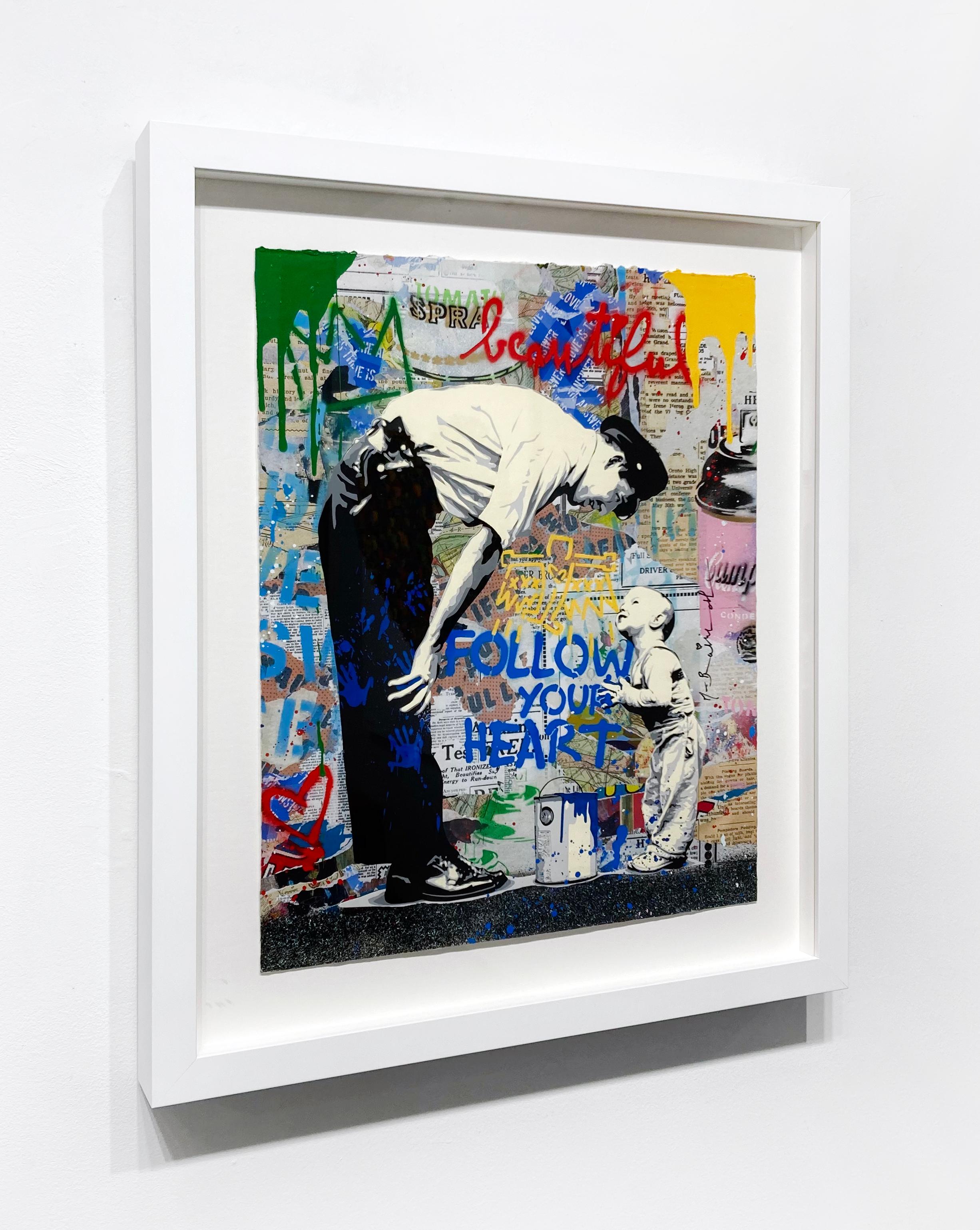 Artist:  Brainwash, Mr.
Title:  Not Guilty
Date:  2024
Medium:  Silkscreen and Mixed Media on Paper
Unframed Dimensions:  20