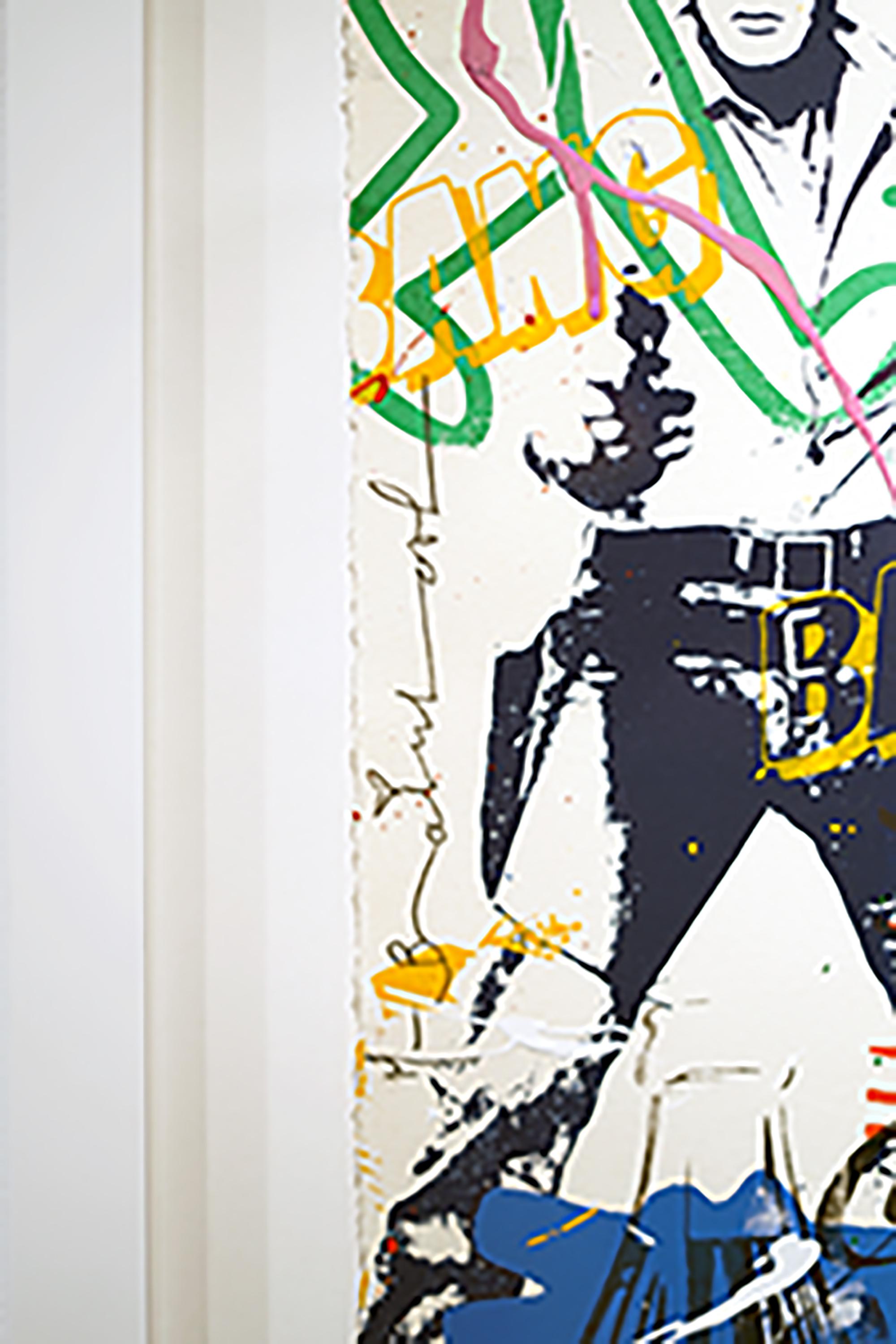 Pop Scene 38 - Street Art Mixed Media Art by Mr. Brainwash