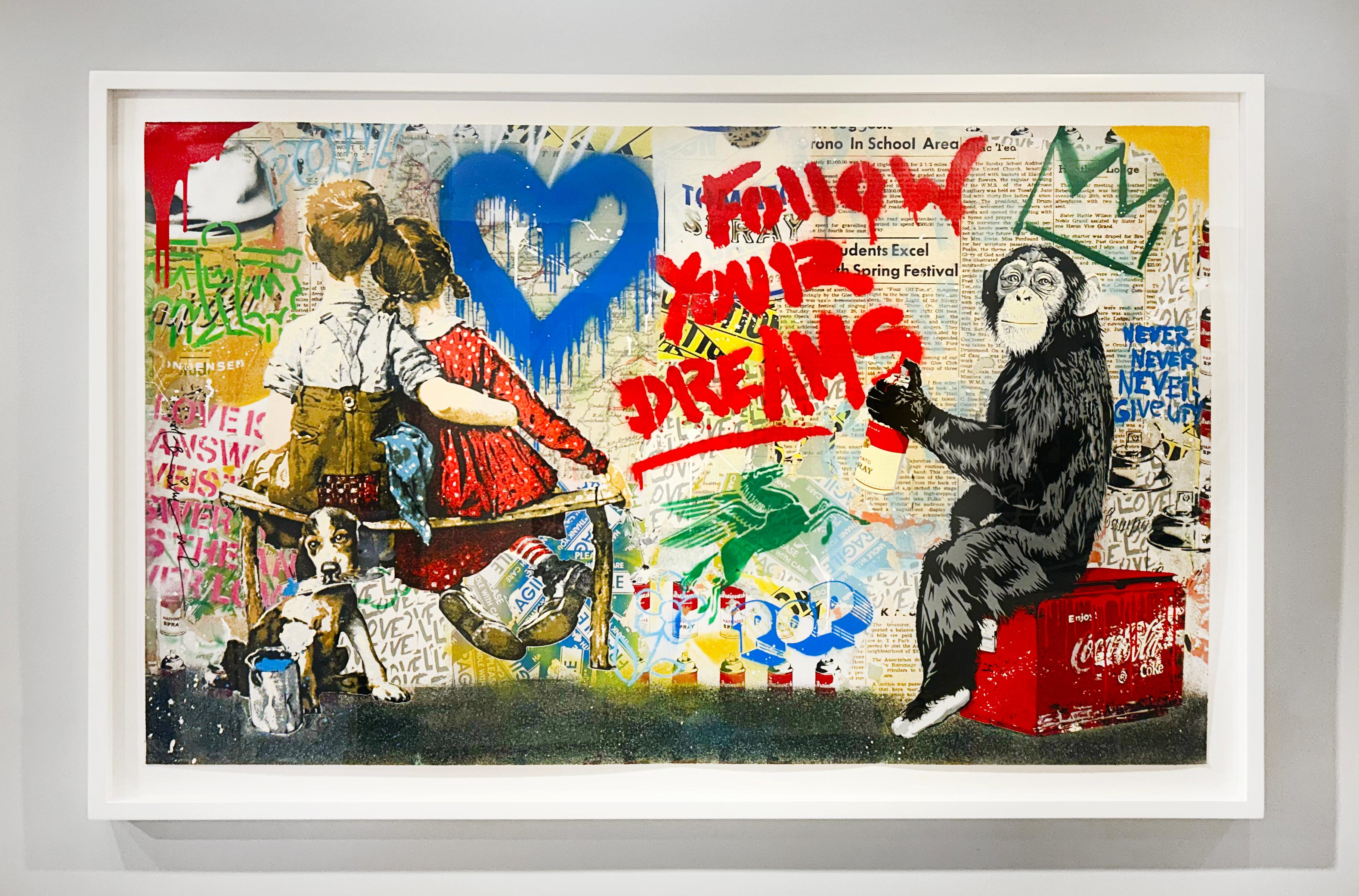 Pop Wall - Art urbain Mixed Media Art par Mr. Brainwash