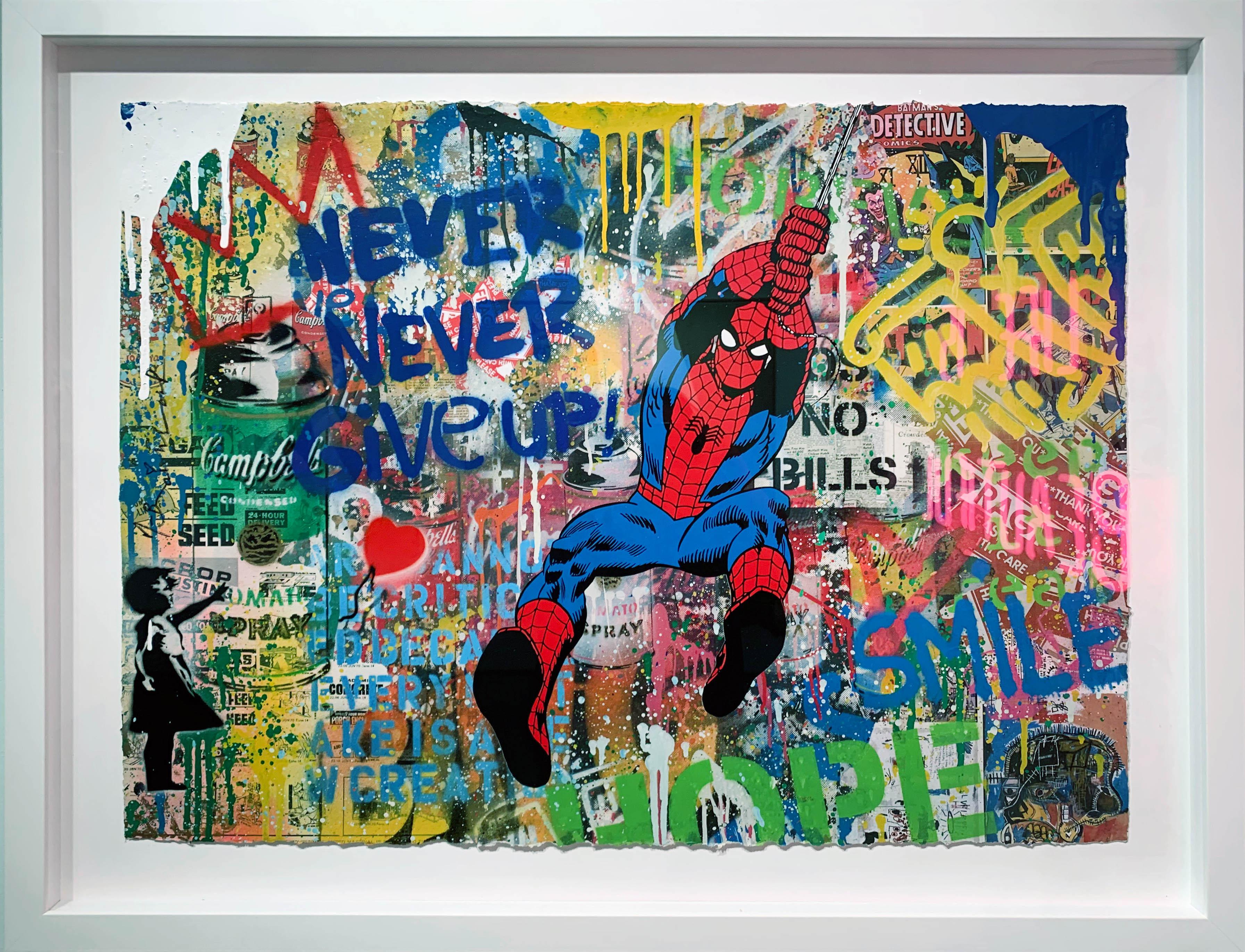 Spider Man - Mixed Media Art by Mr. Brainwash