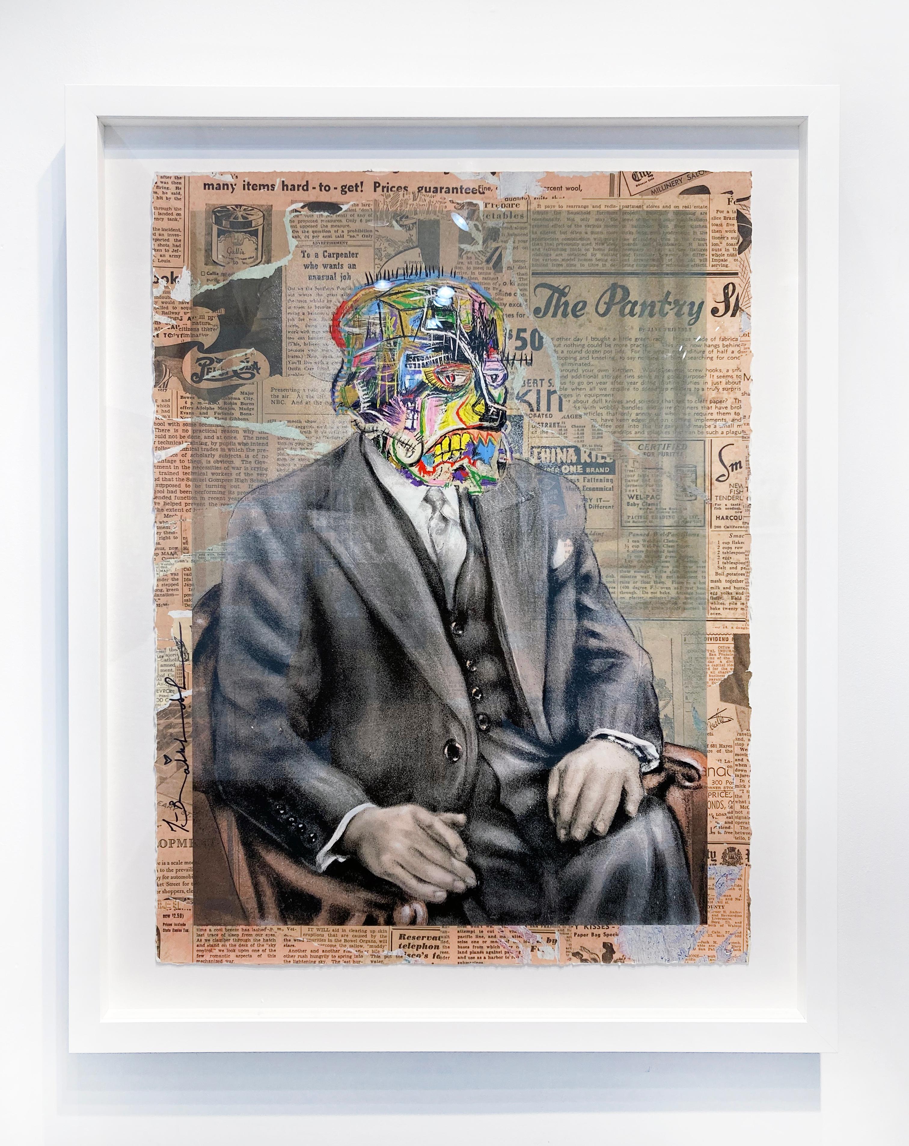 The Portrait - Street Art Mixed Media Art by Mr. Brainwash